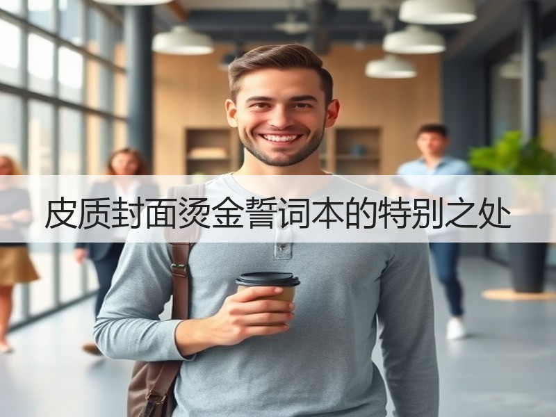 皮质封面烫金誓词本的特别之处