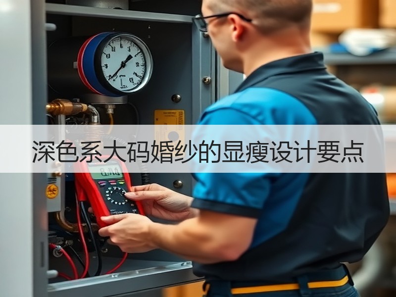 深色系大码婚纱的显瘦设计要点