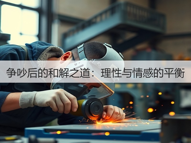 争吵后的和解之道：理性与情感的平衡