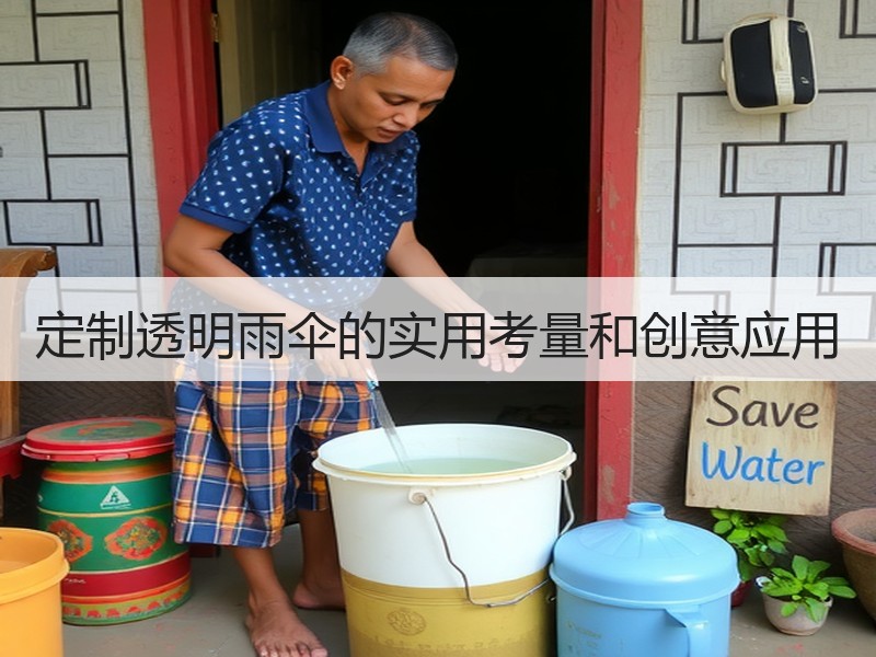 定制透明雨伞的实用考量和创意应用