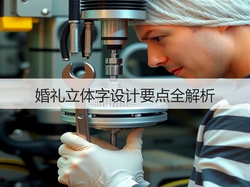 婚礼立体字设计要点全解析