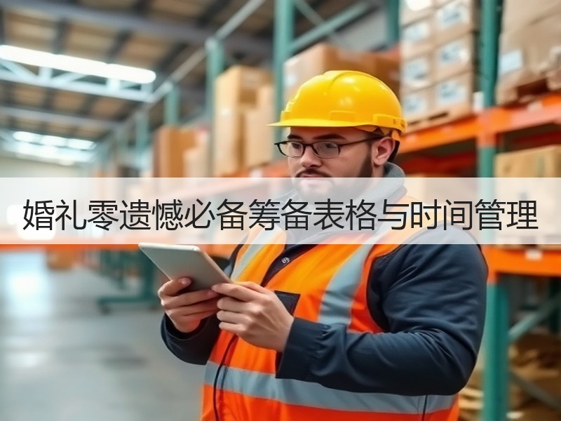 婚礼零遗憾必备筹备表格与时间管理