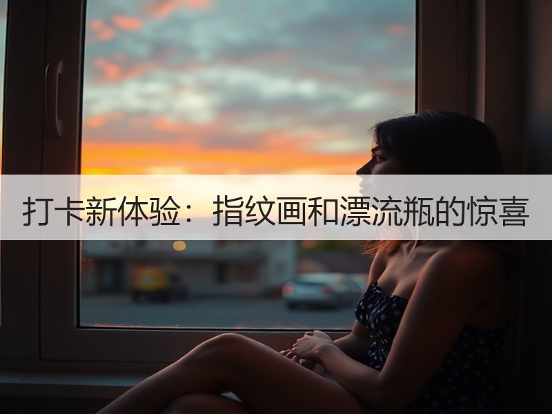 打卡新体验：指纹画和漂流瓶的惊喜