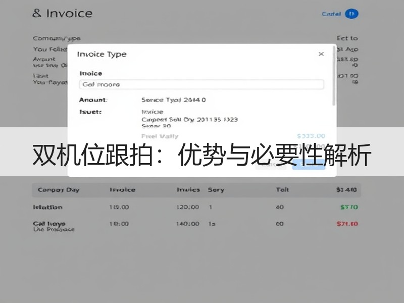 双机位跟拍：优势与必要性解析