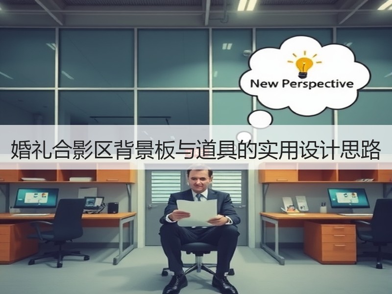 婚礼合影区背景板与道具的实用设计思路