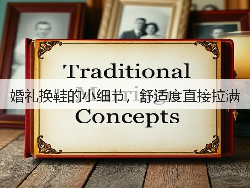 婚礼换鞋的小细节，舒适度直接拉满