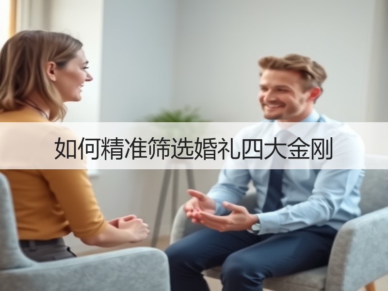 如何精准筛选婚礼四大金刚