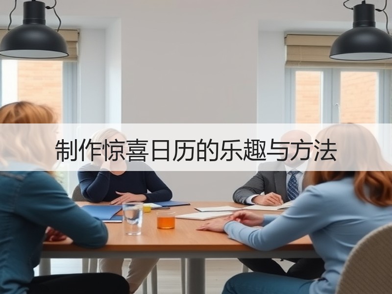 制作惊喜日历的乐趣与方法