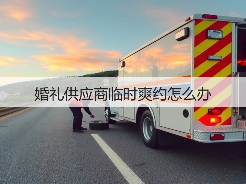 婚礼供应商临时爽约怎么办