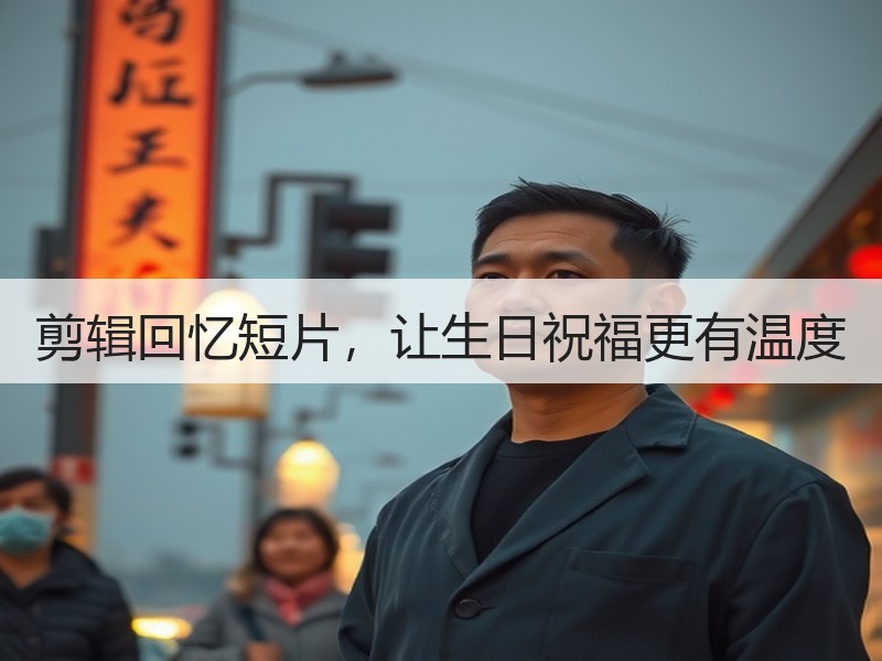 剪辑回忆短片，让生日祝福更有温度