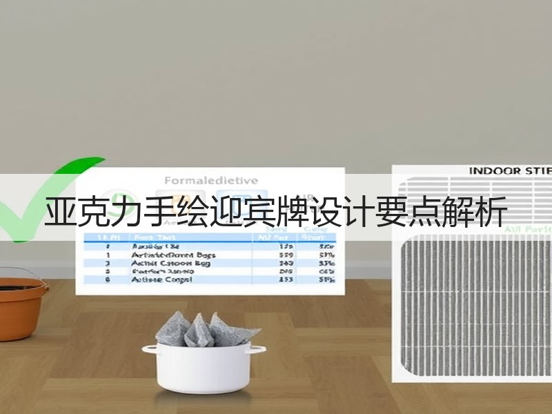 亚克力手绘迎宾牌设计要点解析