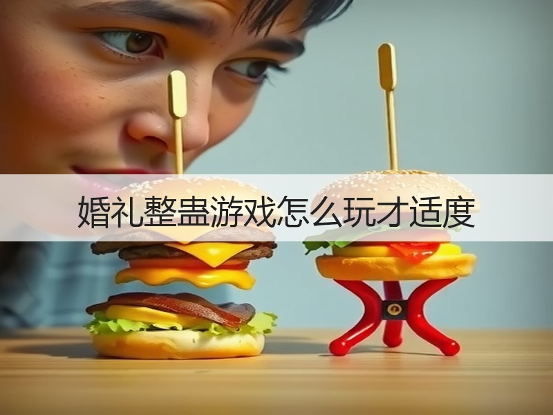 婚礼整蛊游戏怎么玩才适度
