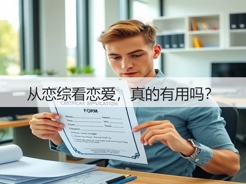 从恋综看恋爱，真的有用吗？