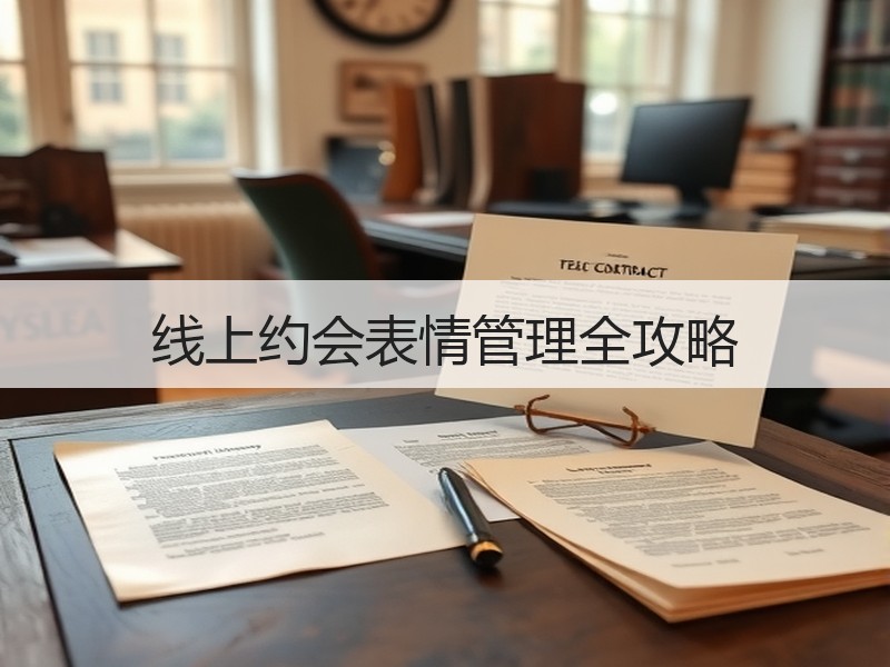 线上约会表情管理全攻略