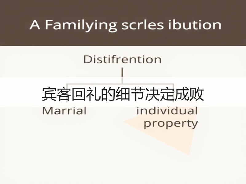 宾客回礼的细节决定成败