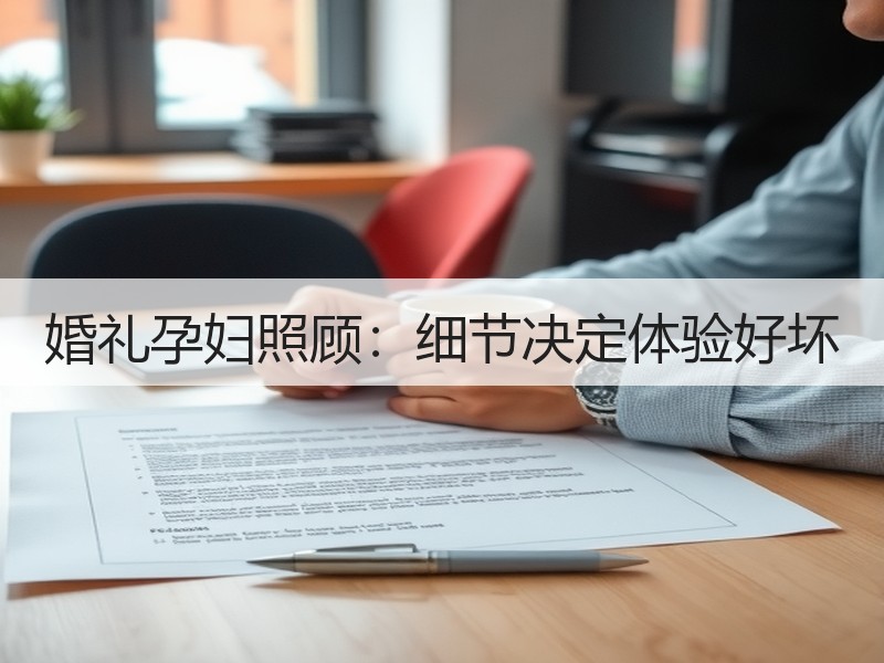 婚礼孕妇照顾：细节决定体验好坏