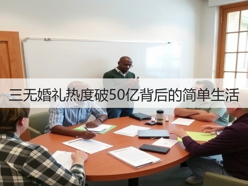 三无婚礼热度破50亿背后的简单生活