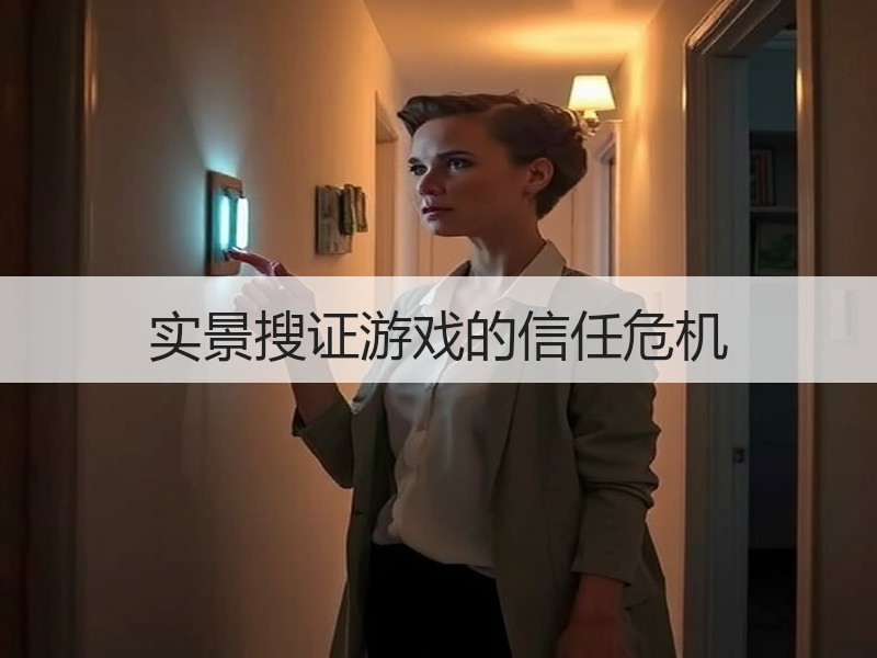 实景搜证游戏的信任危机